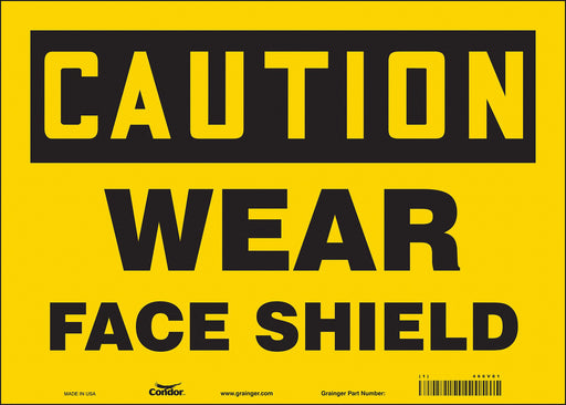 K0312 Safety Sign 10 in x 14 in Vinyl