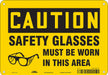 Safety Sign 7 inx10 in Polyethylene