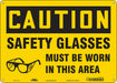 Safety Sign 10 inx14 in Polyethylene