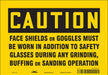 Safety Sign 7 inx10 in Vinyl
