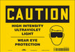 Safety Sign 7 inx10 in Vinyl