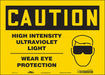 Safety Sign 10 inx14 in Vinyl