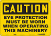 Safety Sign 10 inx14 in Polyethylene