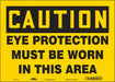 Safety Sign 10 inx14 in Vinyl