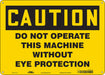 Safety Sign 10 inx14 in Aluminum