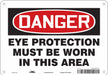 Safety Sign 7 in x 10 in Vinyl