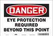 Safety Sign 7 inx10 in Vinyl