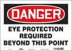 Safety Sign 10 in x 14 in Vinyl