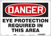 Safety Sign 10 in x 14 in Aluminum