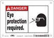 Safety Sign 5 inx7 in Polyethylene