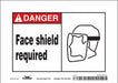 Safety Sign 5 inx7 in Vinyl