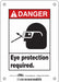 Safety Sign 7 in x 5 in Aluminum