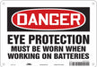 Safety Sign 7 in x 10 in Aluminum