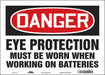 Safety Sign 10 in x 14 in Vinyl