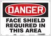 Safety Sign 10 in x 14 in Polyethylene