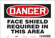 Safety Sign 7 in x 10 in Vinyl