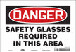Safety Sign 7 inx10 in Vinyl