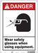 Safety Sign 14 in x 10 in Polyethylene