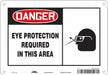 Safety Sign 7 inx10 in Polyethylene