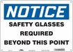 J7003 Safety Sign 10 inx14 in Polyethylene