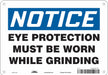 Safety Sign 7 in x 10 in Aluminum