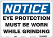Safety Sign 10 in x 14 in Polyethylene