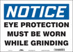 Safety Sign 10 inx14 in Vinyl