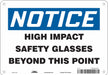 Safety Sign 7 in x 10 in Aluminum
