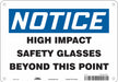 Safety Sign 7 in x 10 in Polyethylene