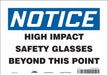 Safety Sign 7 in x 10 in Vinyl