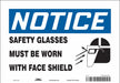 Safety Sign 7 in x 10 in Vinyl