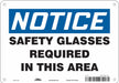 Safety Sign 7 in x 10 in Aluminum
