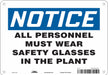 Safety Sign 7 in x 10 in Aluminum