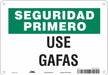 Safety Sign 7 in x 10 in Polyethylene