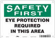 Safety Sign 7 in x 10 in Aluminum