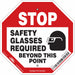 Safety Sign 12 inx12 in Polyethylene