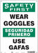 Safety Sign 14 in x 10 in Polyethylene