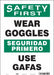Safety Sign 14 in x 10 in Vinyl