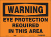 Safety Sign 10 inx14 in Vinyl