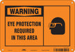 Safety Sign 7 in x 10 in Aluminum