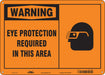 Safety Sign 10 in x 14 in Aluminum
