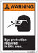 Safety Sign 14 inx10 in Polyethylene