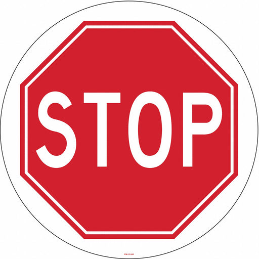 Anti-Slip Floor Sign 17 inx17 in Vinyl