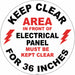 Anti-Slip Floor Sign 17 in x 17 in Vinyl