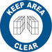 Anti-Slip Floor Sign 17 in x 17 in Vinyl