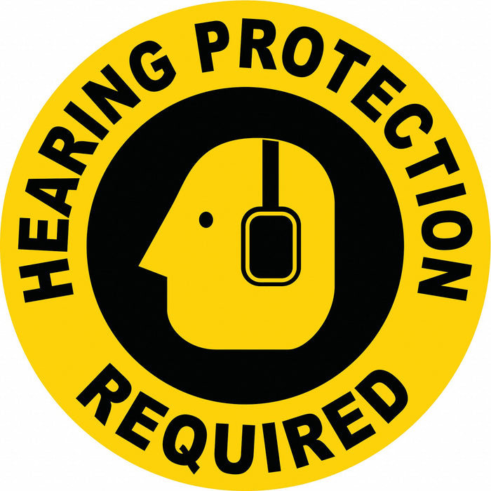 Anti-Slip Floor Sign 17 in x 17 in Vinyl