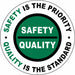 Anti-Slip Floor Sign 17 in x 17 in Vinyl