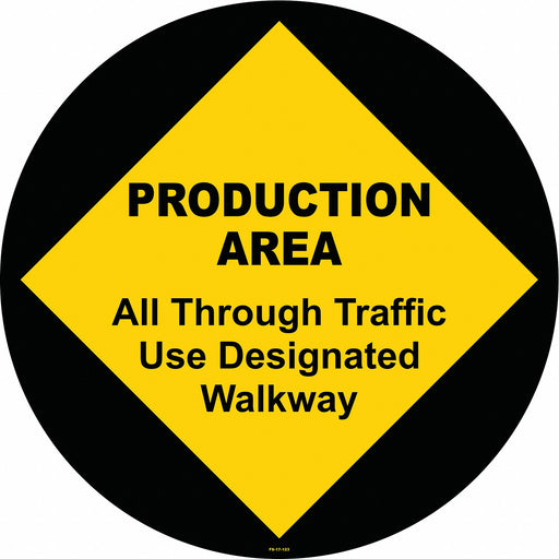 Anti-Slip Floor Sign 17 in x 17 in Vinyl
