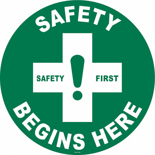 Anti-Slip Floor Sign 17 in x 17 in Vinyl