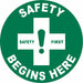 Anti-Slip Floor Sign 17 in x 17 in Vinyl